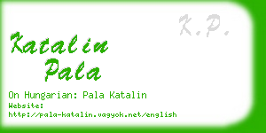 katalin pala business card